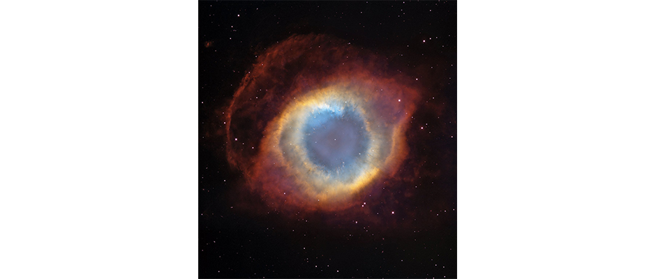 NASA image from the Hubble Space Telescope shows the Helix Nebula, NGC 7293, sometimes referred to as the "Eye of God" nebula. Credit: NASA, ESA, and C.R. O'Dell (Vanderbilt University)